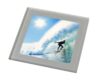 Glass Coaster Premium - Silver 80 x 80mm