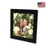 Glass Coaster - Black 3-1/8 x 3-1/8"