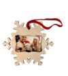 Wooden Snowflake Classic - Natural 45 x 70mm