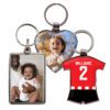 Crystal Dome Keychains