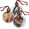 Bauble Ornaments - Gold Cap Velvet