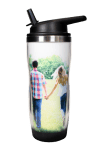 Active Sports Mug - Graphite Flip Straw Lid 6 x 8" - Image 2
