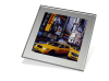 Glass Coaster Premium - Silver 80 x 80mm - Image 2