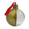 Glitter Bauble Ornaments - Gold Cap - Image 10