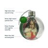 Glitter Bauble Ornaments  - Silver Cap - Image 2
