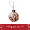 Bauble Ornaments - Silver Cap/String - Image 2