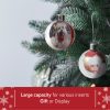 Bauble Ornaments - Silver Cap/String - Image 4
