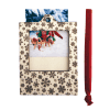 Wooden Ornament Snowflake Print - Natural 51x51mm - Image 4